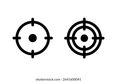 Target icon vector illustration. goal icon vector. target marketing sign and symbol