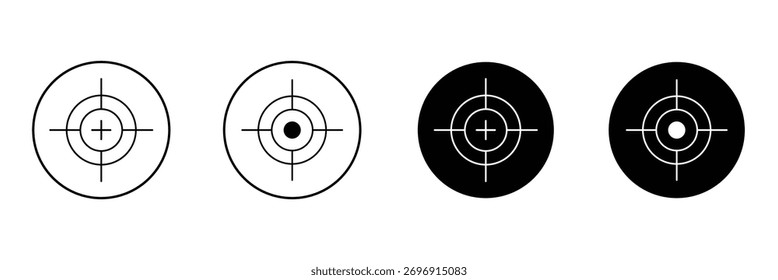 Target icon vector illustration. goal icon vector. target marketing sign and symbol eps 10