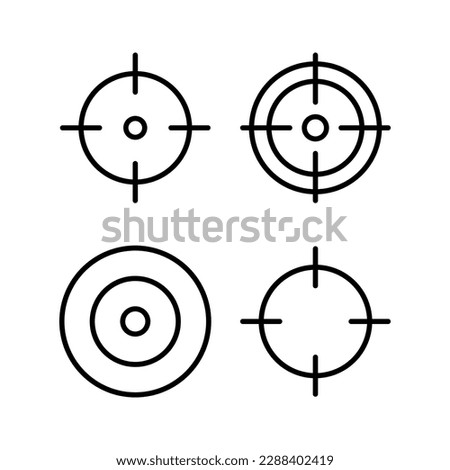 Target icon vector illustration. goal icon vector. target marketing sign and symbol