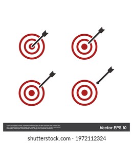 target icon vector illustration logo template