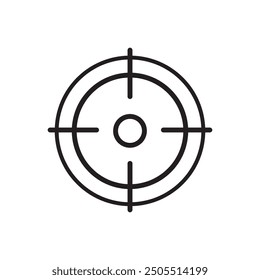 Target icon vector illustration. target marketing sign trendy style linear illustration..eps