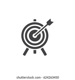 target icon. vector illustration on white background