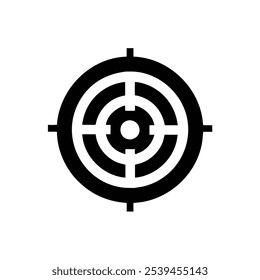 Estilo de Ilustración vectorial de icono de destino