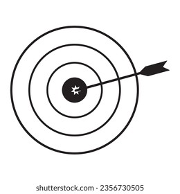 Target icon vector illustration symbol design