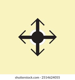Target icon vector illustration. Symbol of business goals, mission, achievement
