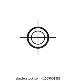 Target icon vector illustration template