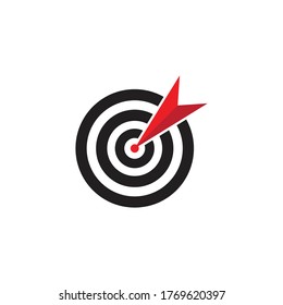 Target icon vector illustration template