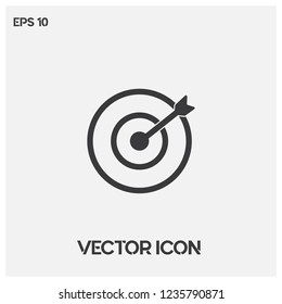 Target icon vector illustration.Premium quality.