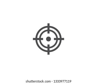 Target icon vector ilustration template