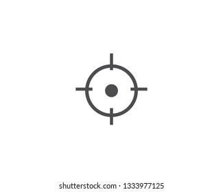 Target icon vector ilustration template