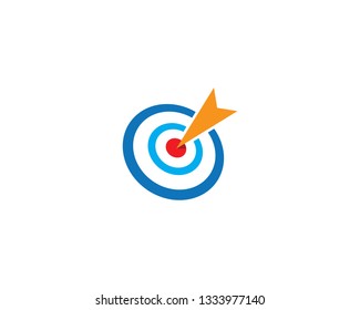 Target icon vector ilustration template