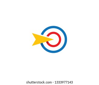 Target icon vector ilustration template