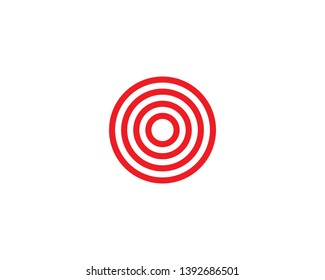 Target icon vector ilustration template