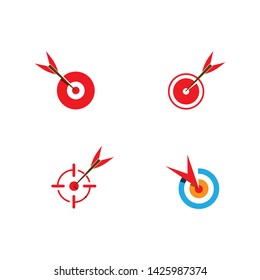 Target icon vector ilustration template