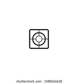 Target icon vector ilustration template