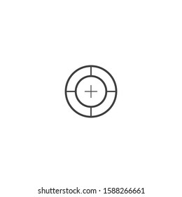 Target icon vector ilustration template