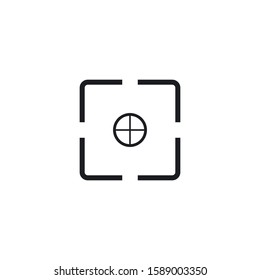 Target icon vector ilustration template