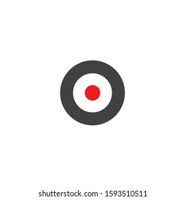 Target icon vector ilustration template