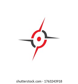 Plantilla de ilustración vectorial de icono de destino