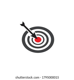 Target icon vector ilustration template