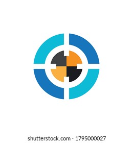 Target icon vector ilustration template