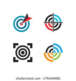 Vektorgrafik-Vorlage für Zielsymbol