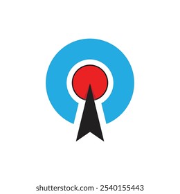 Target icon vector ilustration template