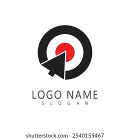 Icono de destino Vector ilustración Plantilla