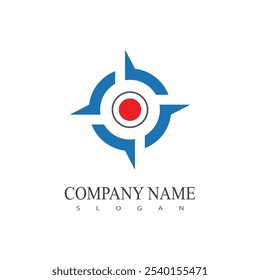 Target icon vector ilustration template