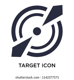 Target icon vector isolated on white background for your web and mobile app design, Target logo concept