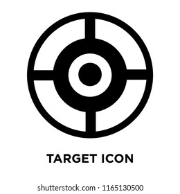 Target icon vector isolated on white background, Target transparent sign , navigation symbols