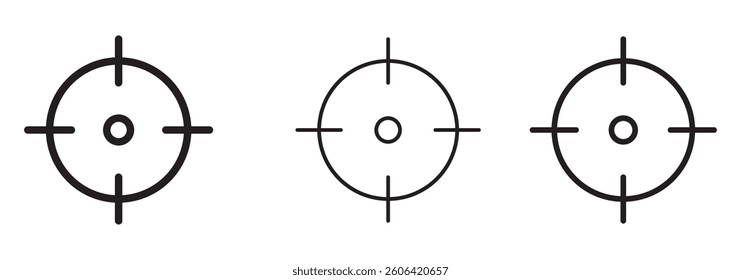 Target icon vector isolated on white background. Target vector icon. goal icon. marketing target. Aim