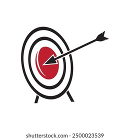 Target icon vector logo design illustration