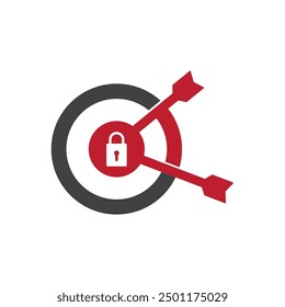 Target icon vector logo design illustration