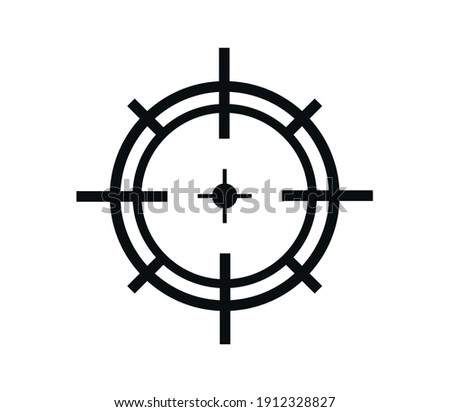Target icon vector logo design illustration
