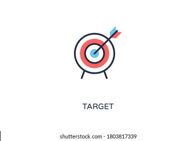  Target icon in vector. Logotype