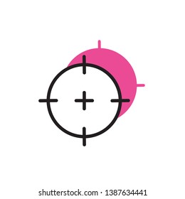 target icon vector modern style design