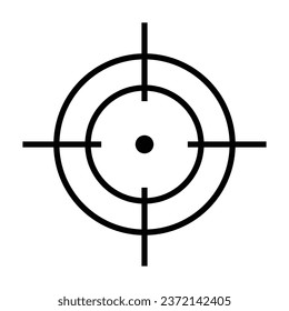 Target icon vector on trendy design