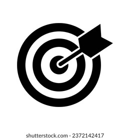 Target icon vector on trendy design