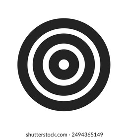 target icon vector on white background