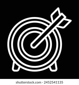 target icon vector outline design