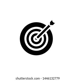 target icon vector. perfect target symbol. web design and mobile design. white background.