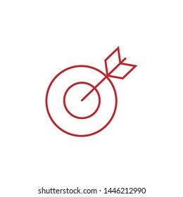 target icon vector. perfect target symbol. web design and mobile design. white background.
