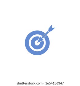 target Icon vector sign isolated for graphic and web design. target symbol template color editable on white background.