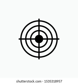 Target Icon - Vector, Sign and Symbol for Design, Presentation, Website or Apps Elements.