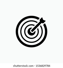 Target Icon - Vector, Sign and Symbol for Design, Presentation, Website or Apps Elements.