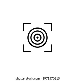 target icon vector sign symbol