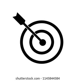 Target icon vector icon. Simple element illustration. Target symbol design. Can be used for web and mobile.