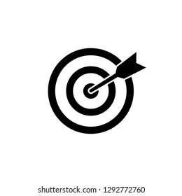 Target icon vector. Target symbol vector