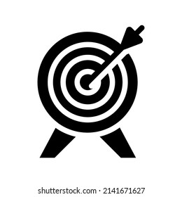 Target Icon Vector Symbol Design Illustration